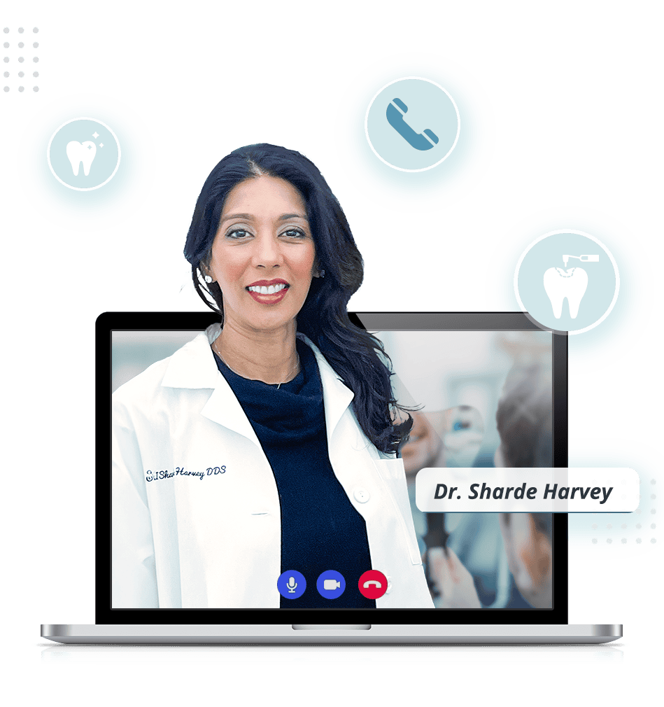 Teledentistry consultations with Dr. Sharde Harvey